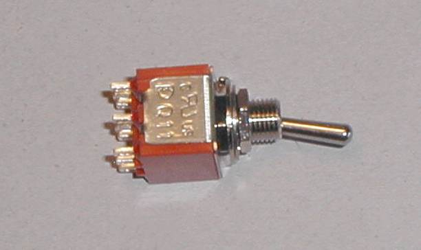Toggle Switch 3PDT On-On