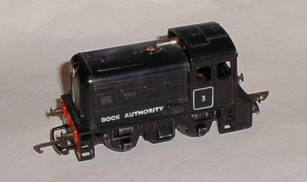 Hornby R253 Dock Authority loco in black