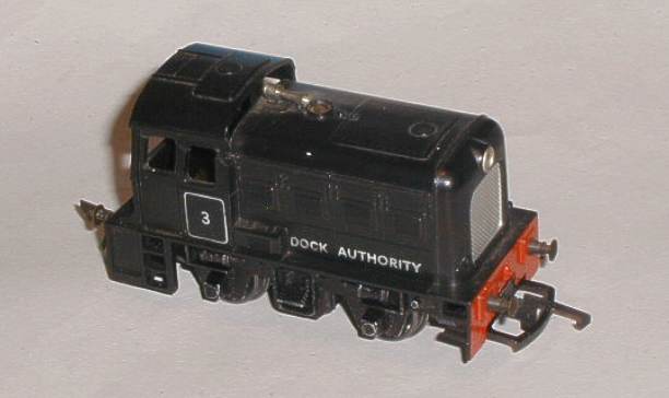 Hornby R253 Dock Authority loco in black