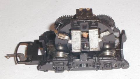 Hornby Ringfield motor fitted to bogie